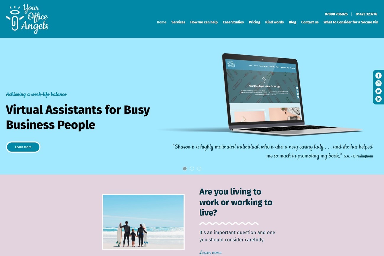 A website design by it'seeze York